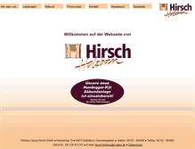 Tablet Screenshot of hirsch-holzbau.de